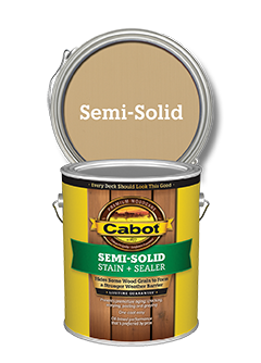 cabot semi solid stain can