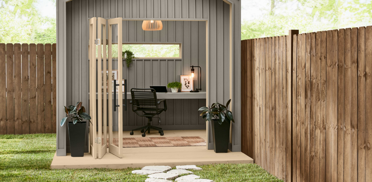 outdoor shed